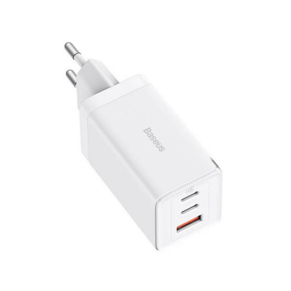 Baseus fast charger GAN5 PRO 2C+U 65W EU white