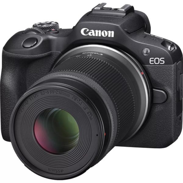 Canon EOS R100 + RF-S 18-45mm F4.5-6.3 IS STM + RF-S 55-200mm F5-7.1 IS STM Kit MILC 24,1 MP CMOS 6000 x 4000 Pixeles Negro