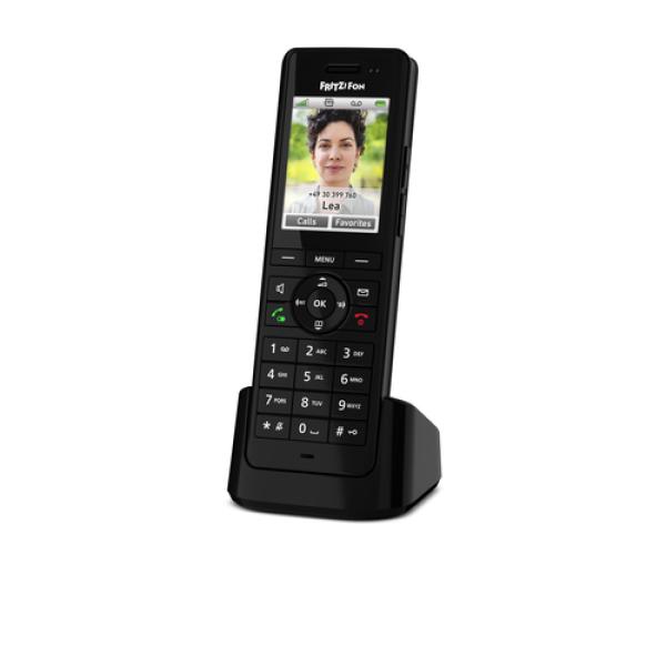 FRITZ!Fon X6 INT Teléfono DECT Identificador de llamadas Negro