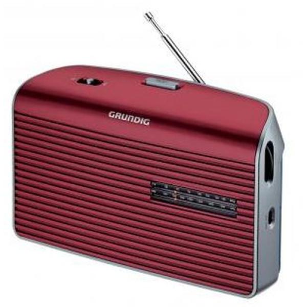 Grundig Music 60 Rojo Radio Am-fm De Sobremesa Portátil Con Altavoz