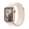 Apple Watch Series 9 GPS 45mm Aluminio Blanco y Correa Deportiva Loop Blanca (Starlight)