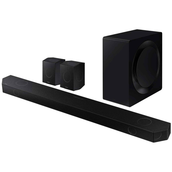 Samsung Hw-q990d-zf Graphite Black - Barra De Sonido Con Subwoofer + Traseros Inalámbricos 41w 11.1.4ch