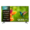 TELEVISIONN QLED 43" CECOTEC 4K UHD GOOGLE TV HDMI USB GOOGLE CHROMECAST