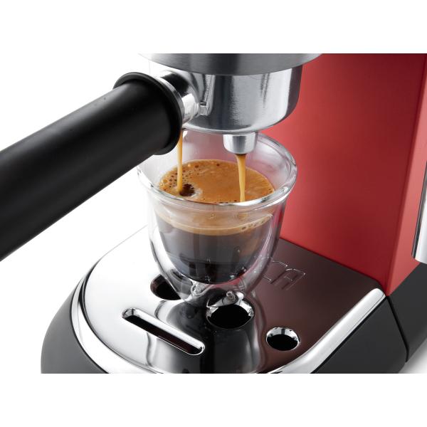 Delonghi EC685.R dedica style manual espresso machine RED