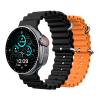 Dcu Smartwatch Boston 2 Correas Negra + Naranja - Smartwatch 1.43"