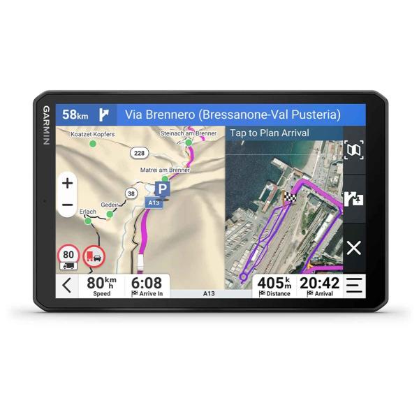 Garmin Dezl Lgv820 - Navegador Gps Para Camiones 8" Con Mapas De Europa