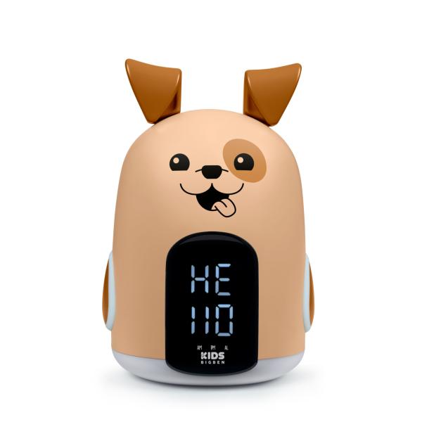 Bigben kids alarm clock with night light three brown DOG sounds rkidsdog