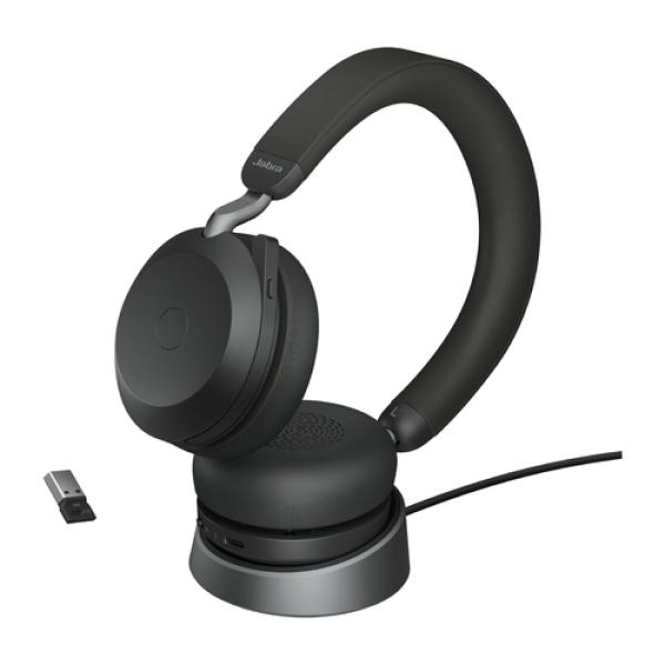 Jabra 27599-989-989 auricular y casco Auriculares Inalámbrico y alámbrico Diadema Oficina/Centro de llamadas Bluetooth Base de c