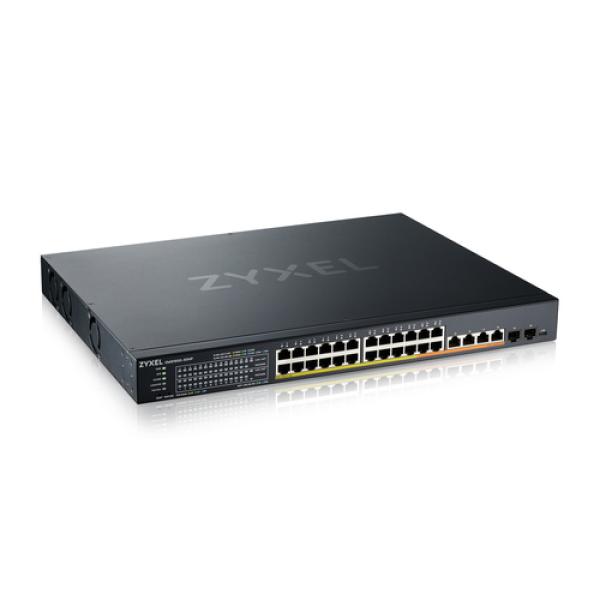 Zyxel XMG1930-30HP Gestionado L3 2.5G Ethernet (100/1000/2500) Energía sobre Ethernet (PoE) 1U Negro