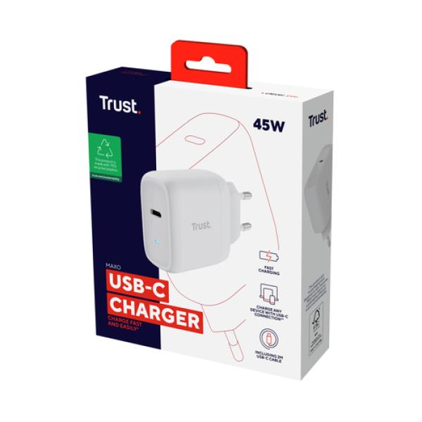 Trust Maxo 45W Universal Blanco Corriente alterna