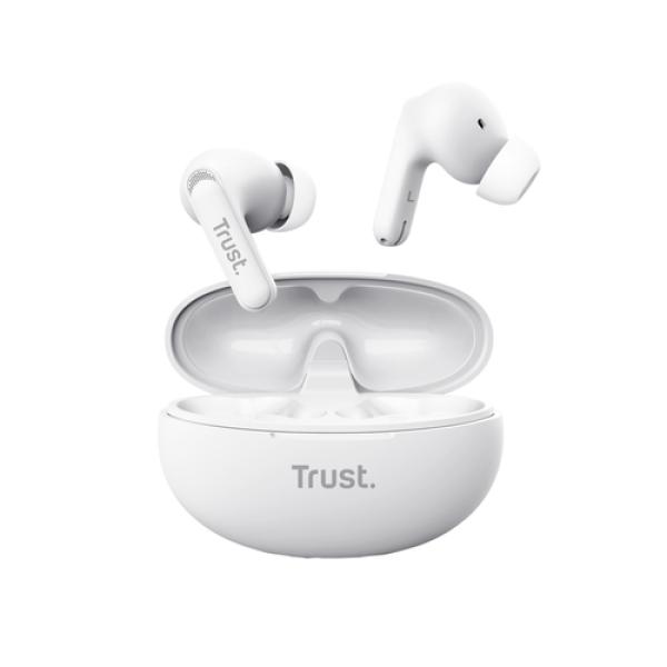 Trust Yavi Auriculares True Wireless Stereo (TWS) Dentro de oído Llamadas/Música USB Tipo C Bluetooth Blanco