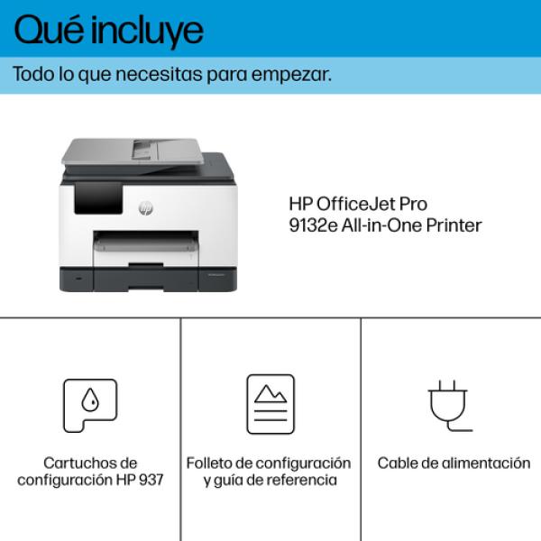 HP OfficeJet Pro Impresora multifunción 9132e