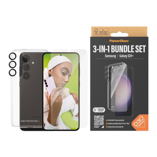 PanzerGlass 3-in-1 Bundle Glas, Case, Cam Protector de pantalla Samsung 1 pieza(s)