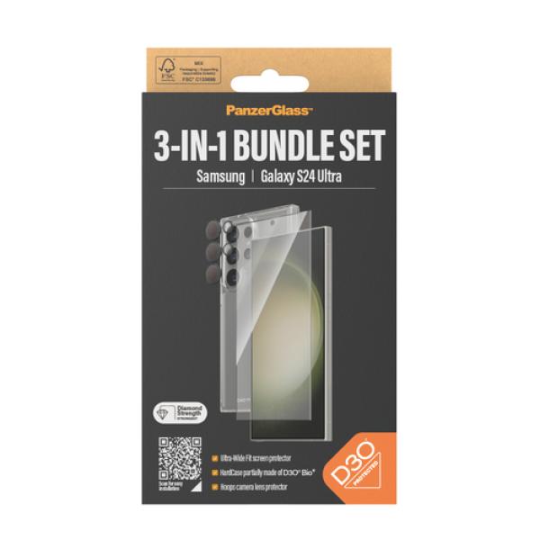 PanzerGlass 3-in-1 Bundle Glas, Case, Cam Protector de pantalla Samsung 1 pieza(s)