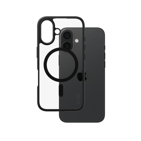 PanzerGlass CARE by PG UrbCom BLK MagS iPhone16 6.1 funda para teléfono móvil Transparente