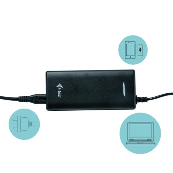 i-tec CHARGER-C112W cargador de dispositivo móvil Universal Negro Corriente alterna Interior