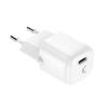 Ksix Cargador Mini Red Eléctrica Blanco - Usb-c 20w - Carga Rápida