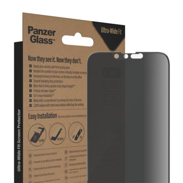 PanzerGlass Ultra-Wide Fit Privacy Appl Protector de pantalla Apple 1 pieza(s)