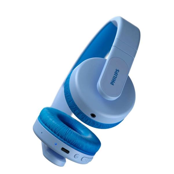 Auricular Philips Diadema Tak4206 Para Niños Azul Inalam