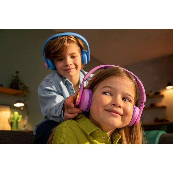 Auricular Philips Diadema Tak4206 Para Niños Azul Inalam