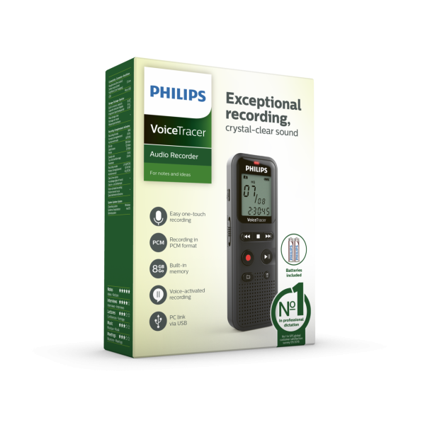 Grabadora De Voz Philips Dvt1160