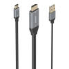 CABLE CONVERSOR AISENS HDMI V2.0 A USB-C 4K@60HZ 1.8M NEGRO