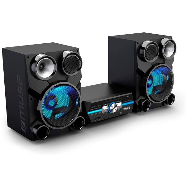 Muse M-80 Dj Black - Microcadena 300w Con Altavoces