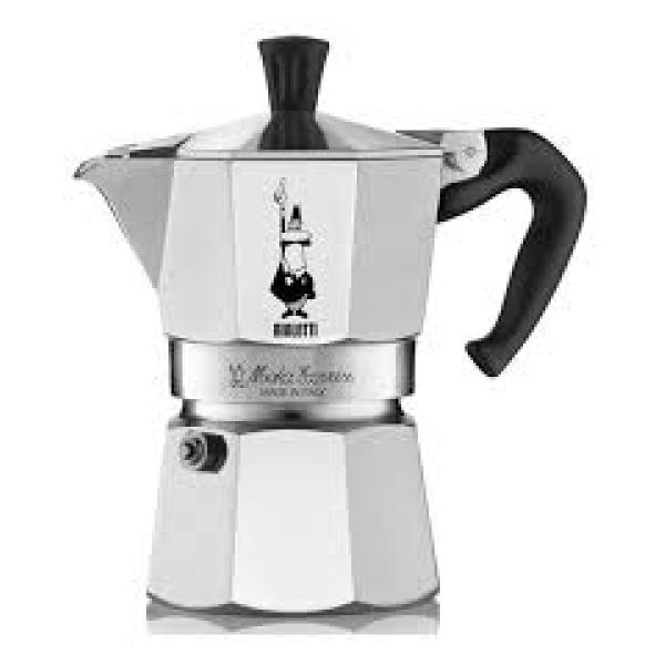 Bialetti moka express italian coffee maker 0.2L aluminum