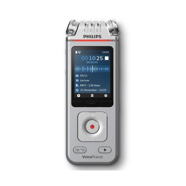 Philips Dvt4115 Silver - Grabadora De Audio Digital 8gb