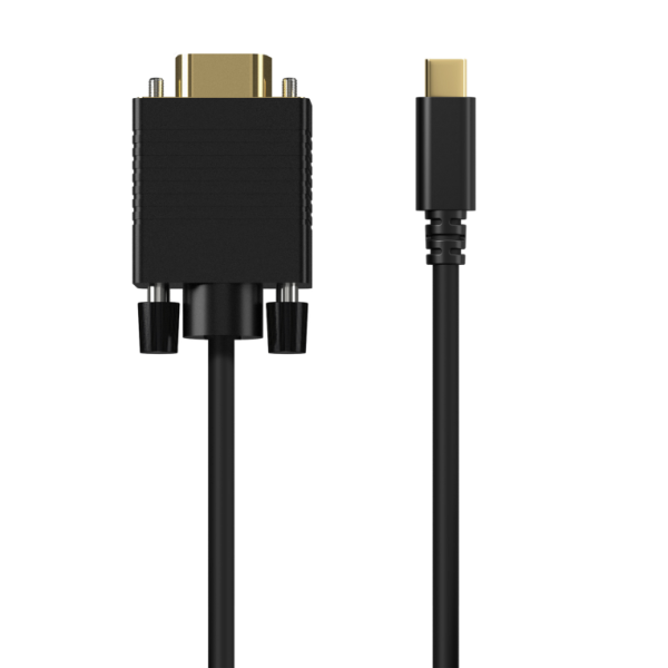 CABLE CONVERSOR AISENS USB-C A VGA USB-C-M-HDB15-M NEGRO 0.8M