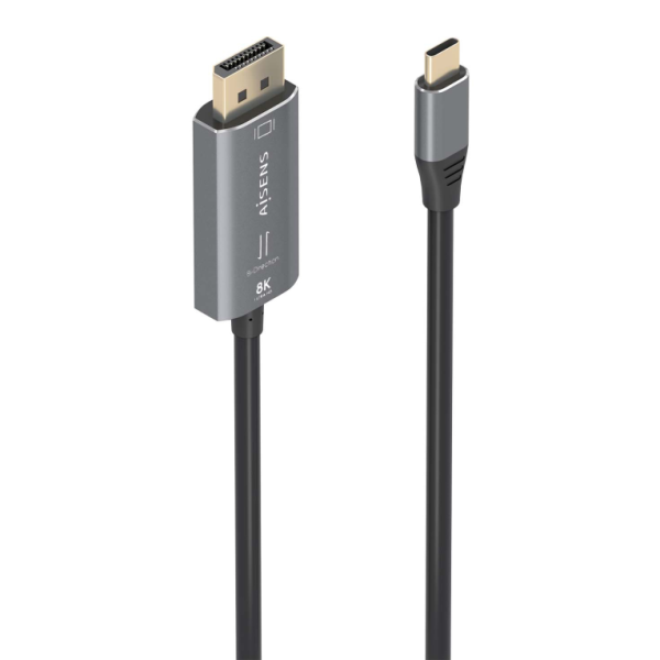 CABLE CONVERSOR AISENS BIDIRECCION USB-C A DISPLAYPORT 8K@60HZ 1.8M