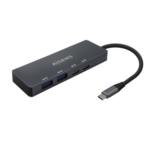 HUB AISENS USB 3.2 GEN1 5G USB-C USB-C-M-2XUSB-C-H-2XUSB-A-H 15CM