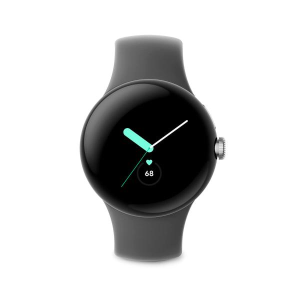 Google Pixel Watch LTE 41mm Plata (Silver) y Correa Deportiva Gris (Charcoal)