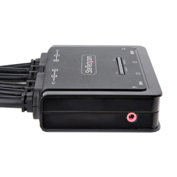 StarTech.com C2-DD46-UA2-CBL-KVM interruptor KVM Negro