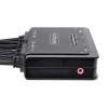 StarTech.com C2-DD46-UA2-CBL-KVM interruptor KVM Negro