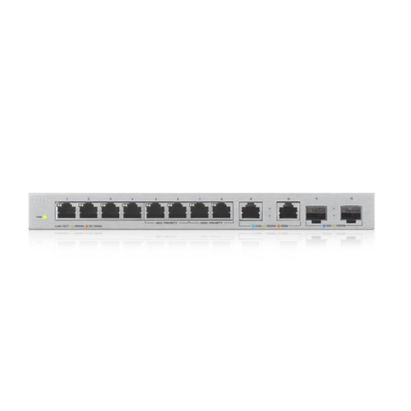 Zyxel XGS1010-12-ZZ0102F switch No administrado Gigabit Ethernet (10/100/1000) Gris