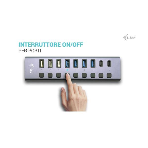 Usb 3.0-usb-c Charging Hub + Pa60w