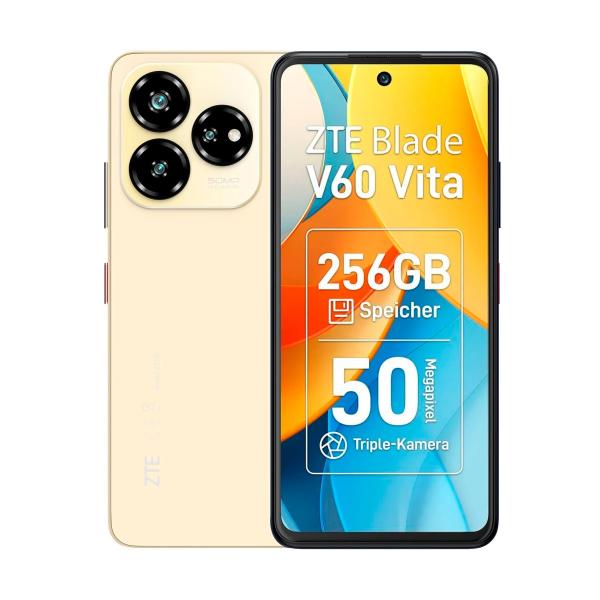 Zte Blade V60 Vita 4g Gold - 6+256gb - 6.6" 90hz Hd+