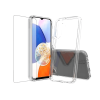 Protector Cristal Templado + Carcasa Híbrida Samsung Galaxy A15 4G - A15 5G Transparente