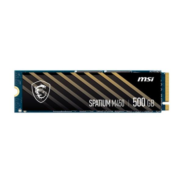 MSI spatium M450 pcie 4.0 nvme 500GB SSD M.2 PCI express 4.0 3D nand S78-440K220-P83