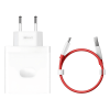 OnePlus Charger SUPERVOOC 100W One Port Cargador de Carga Rápida USB-C con Cable Blanco