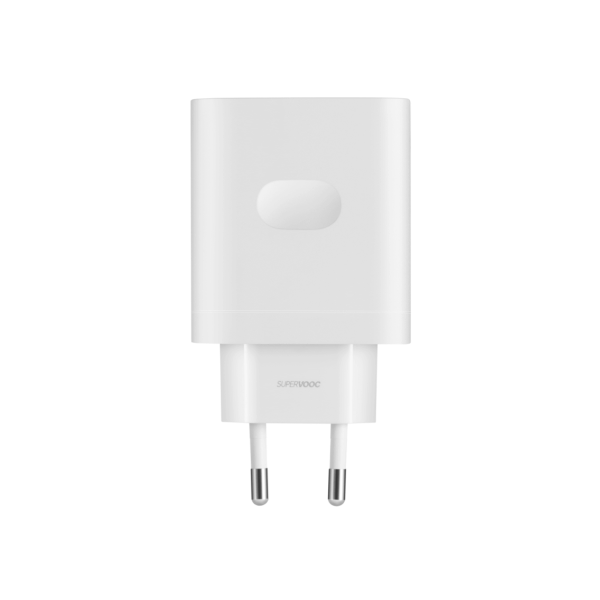 OnePlus Charger SUPERVOOC 100W One Port Cargador de Carga Rápida USB-C con Cable Blanco