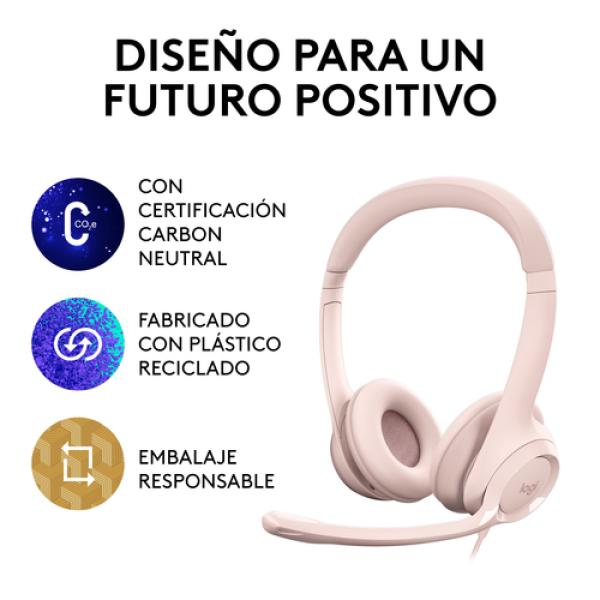 H390 USB Computer Headset ROSE EMEA-914