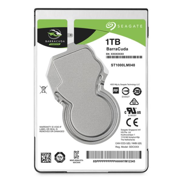 Seagate barracuda 2.5" internal hard drive 1TB 5400RPM 126MB 2.5" serial ATA III st1000lm048