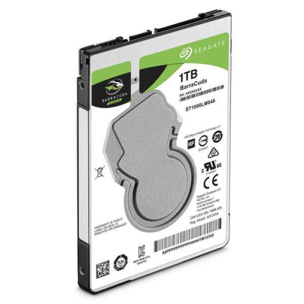 Seagate barracuda 2.5" internal hard drive 1TB 5400RPM 126MB 2.5" serial ATA III st1000lm048