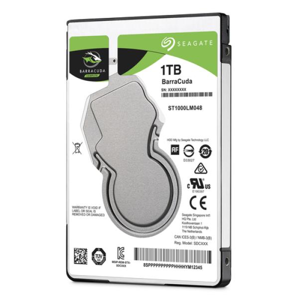 Seagate barracuda 2.5" internal hard drive 1TB 5400RPM 126MB 2.5" serial ATA III st1000lm048