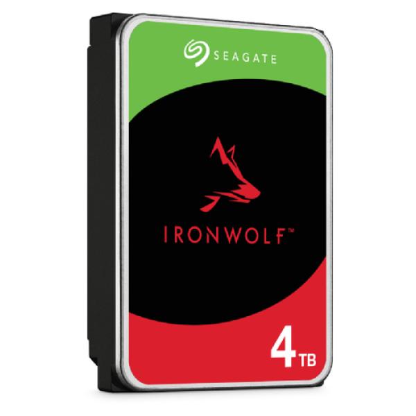 Seagate ironwolf internal hard disk 4TB 5400 RPM 256 MB 3.5" serial ATA st4000vn006