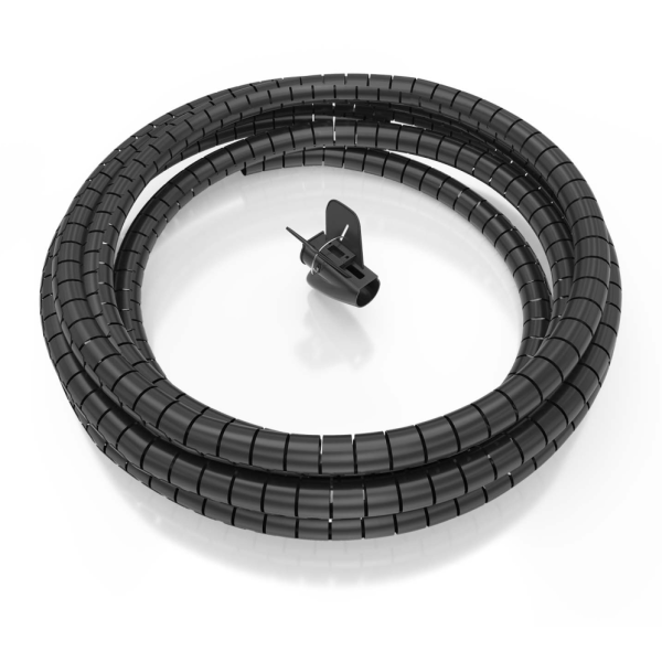 ORGANIZADOR CABLE AISENS EN ESPIRAL 25MM NEGRO 6.0M