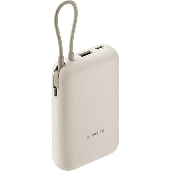 Xiaomi Mi Power Bank 10000mAh (Integrated Cable) Beige