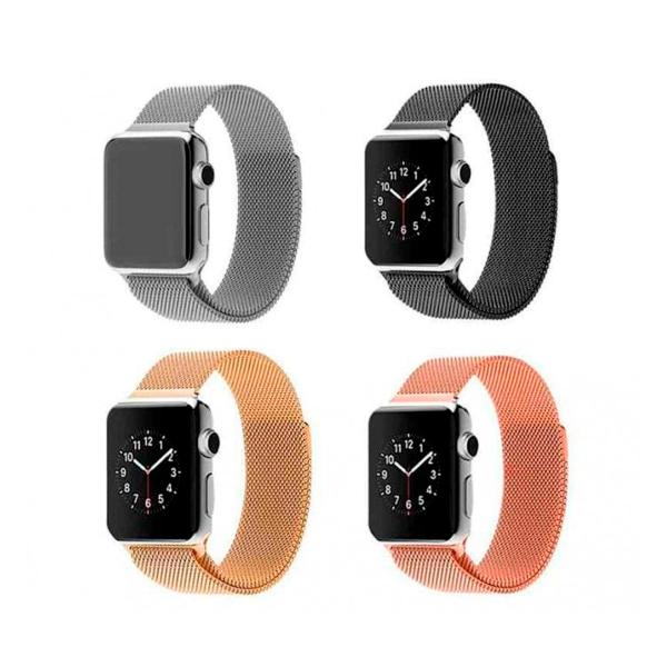 Jc Correa Metal Iman Plata Apple Watch 44mm